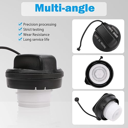 Miniatura 3 de Tapa de gasolina, tapa de llenado de combustible compatible con Honda Accord 2006-2020, Civic, CR-V, Fit, HR-V, Insight, Odyssey, Pilot, Crosstour -