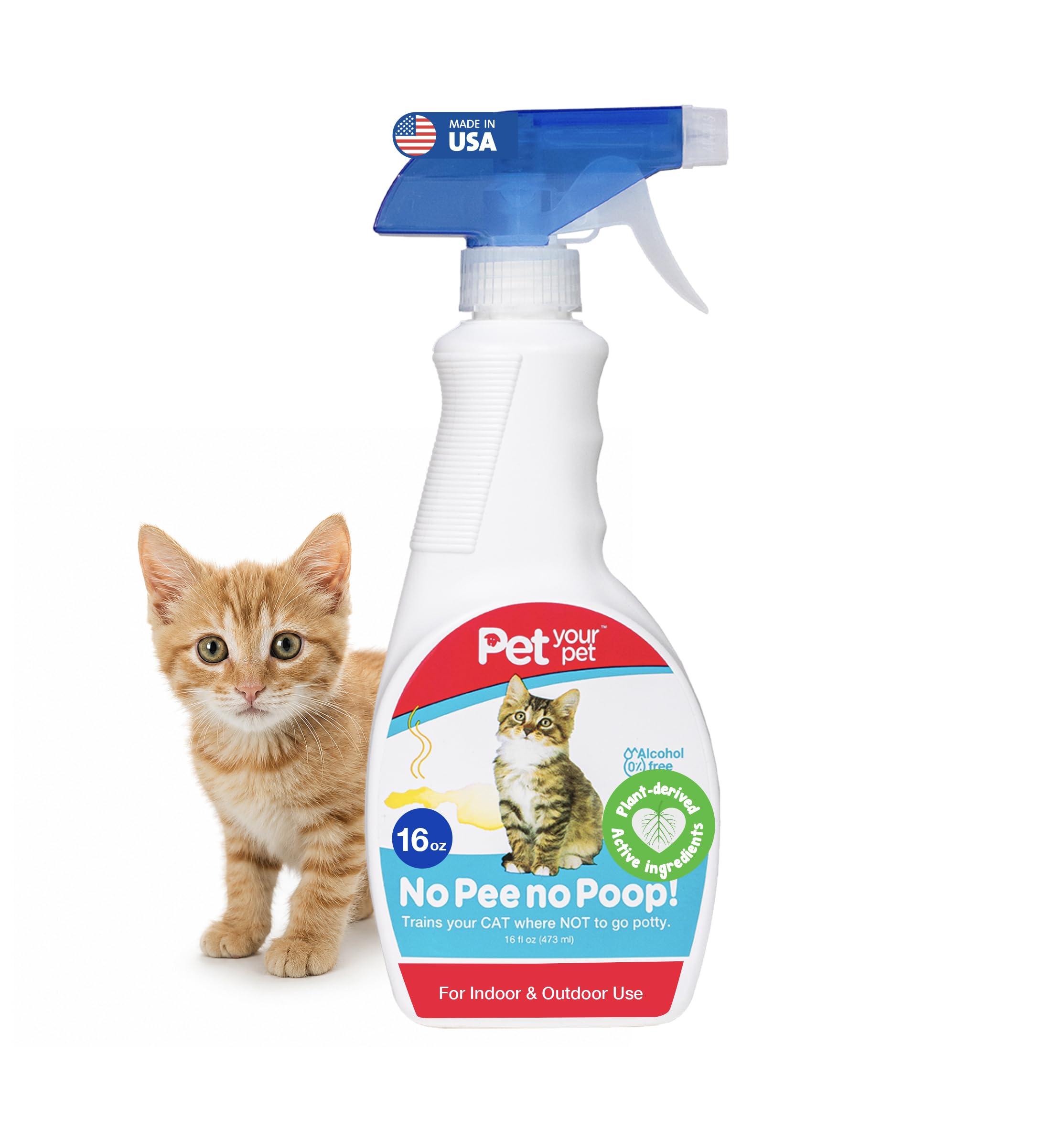 PET YOUR PET Cat Potty Training Spray
