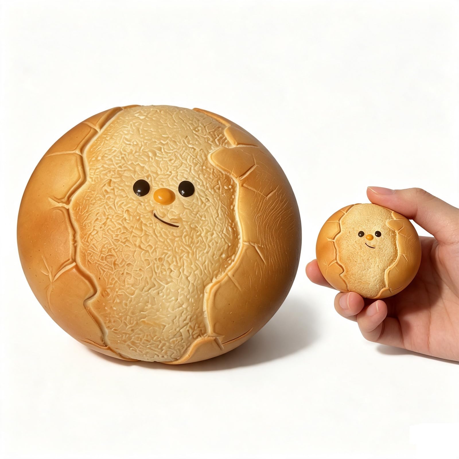 Bread Squishy, Soft Slow Rising Squeeze Fidget Toy, Cute Bread Stress Ball