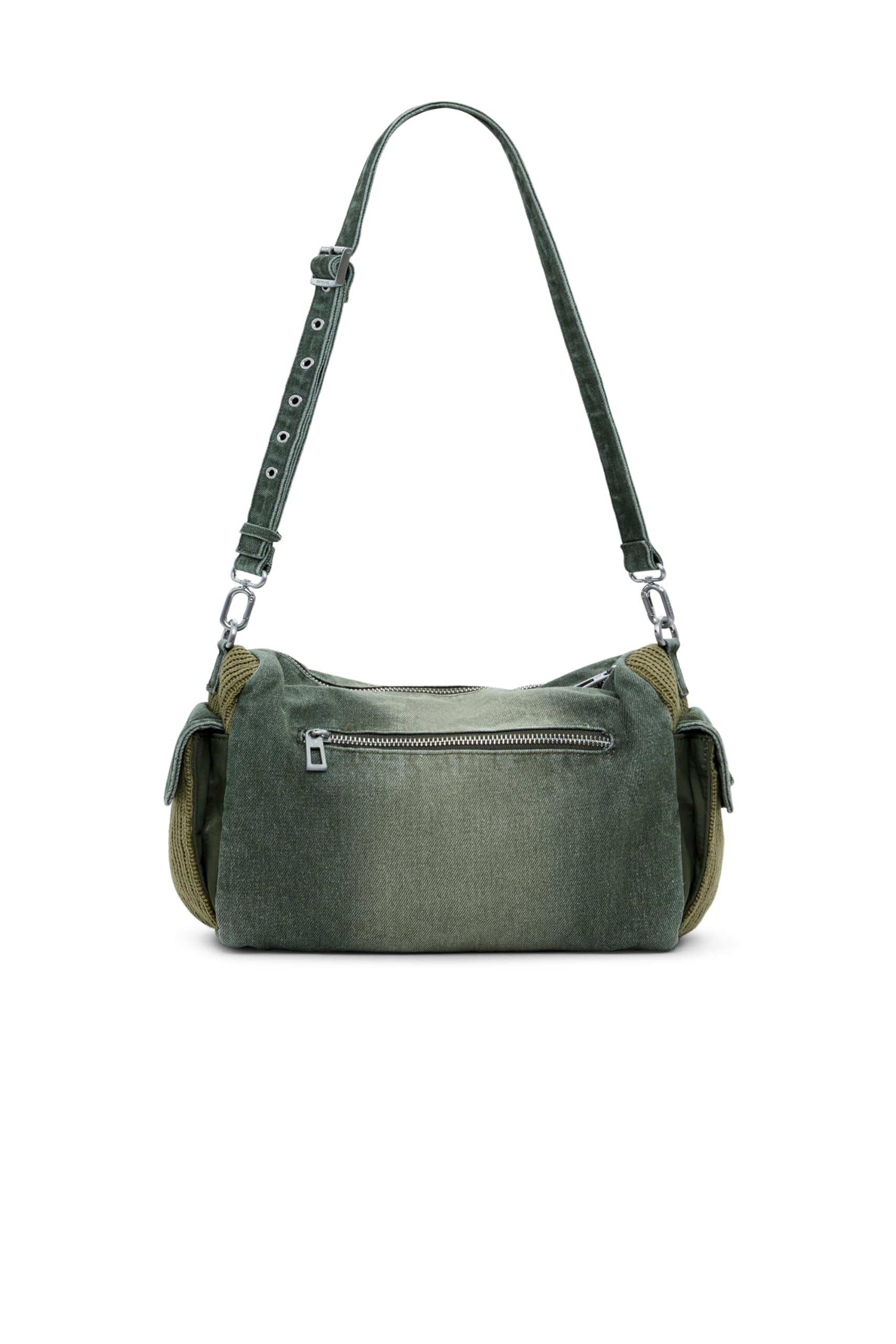 Desigual borsa a tracolla Habana Hybrid Denim Shoulder Bag Kaki cachi