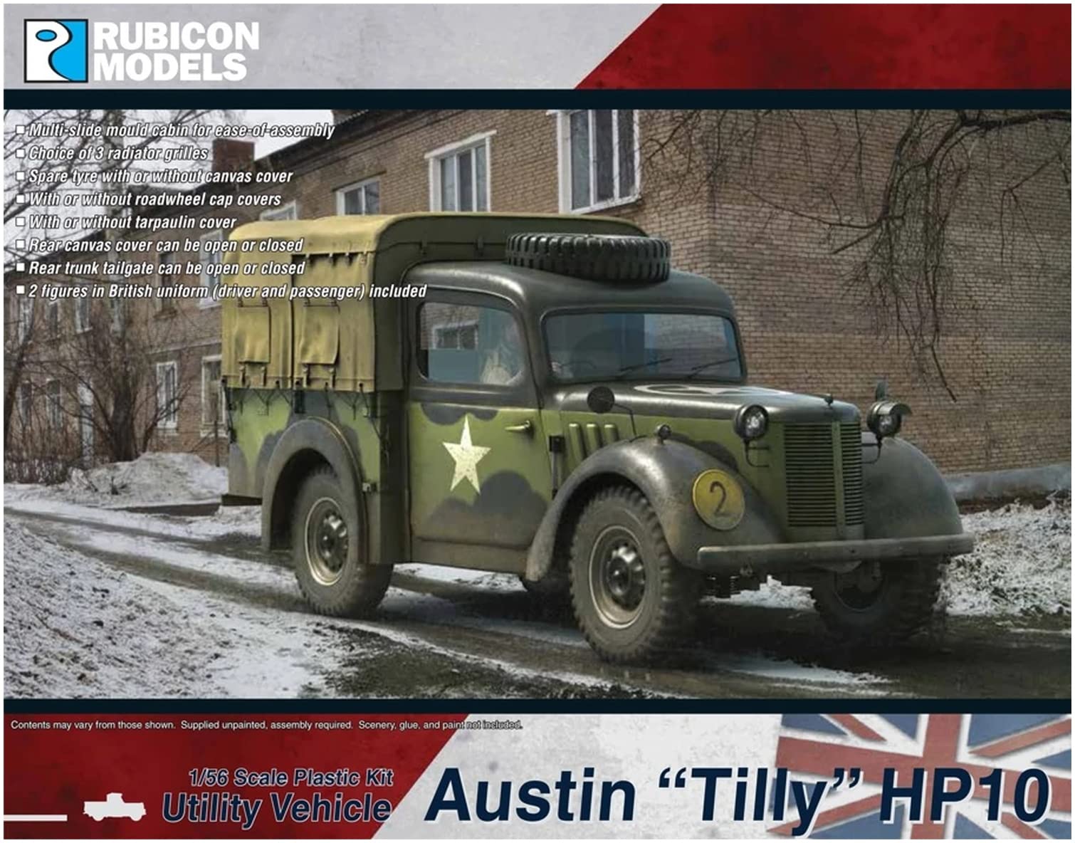 Rubicon Models - 280110 - British Army Austin Tilly HP10 - 1/56 plastic model kit (RB0110)