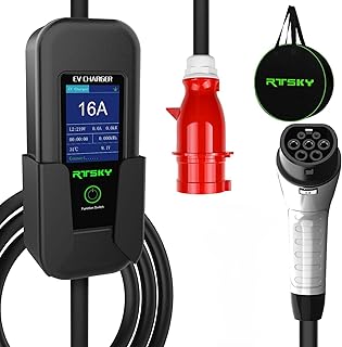 Sponsored You’re seeing this ad based on the product’s relevance to your search query.Learn more about this advertisement Mobile Wallbox/Charging Station 11 kW [3-Phase | 5 m | 6-16 A] with Adjustable Charging Power, Charging Cable CEE 16A to Type 2 and EV Charger for Model Y/3, ID.3/4/5, MG4, EX30, e-up, e-tron, Zoe and