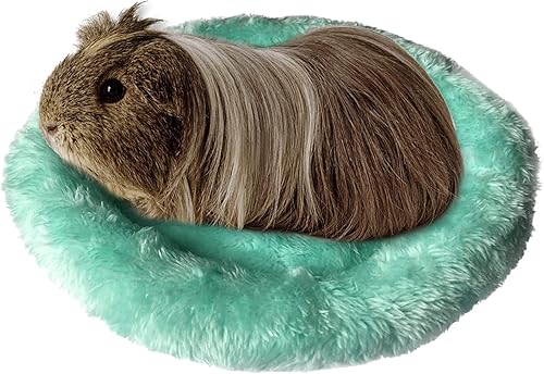 Miniatura 11 de BWOGUE Cama para hámster, alfombrilla redonda de terciopelo cálido para hámster, erizo, ardilla, cobaya, ratas y otros animales pequeños