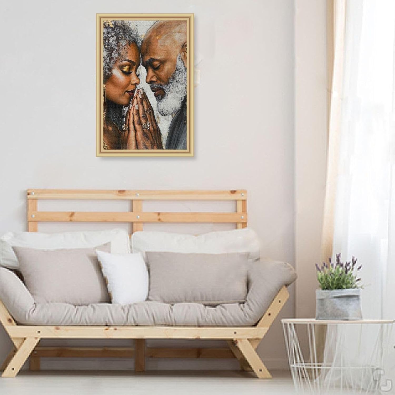 Puzzles for Adults 500 Piece African American Black Women Men Couple Jigsaw Puzzles Adults Gift 202b7505