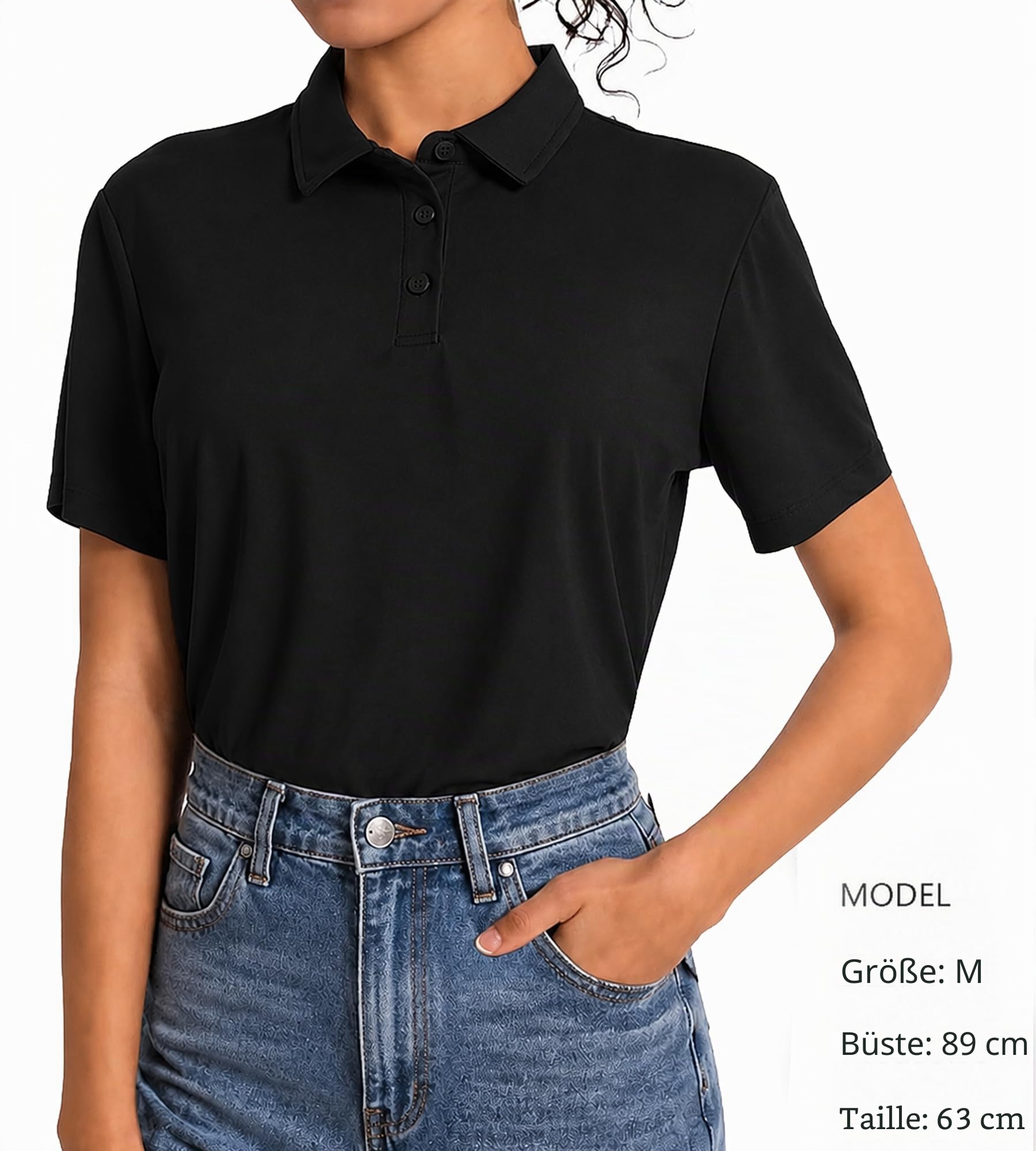 NebuKinex Damen Polo Shirts for Women Polohemd (5er Pack)