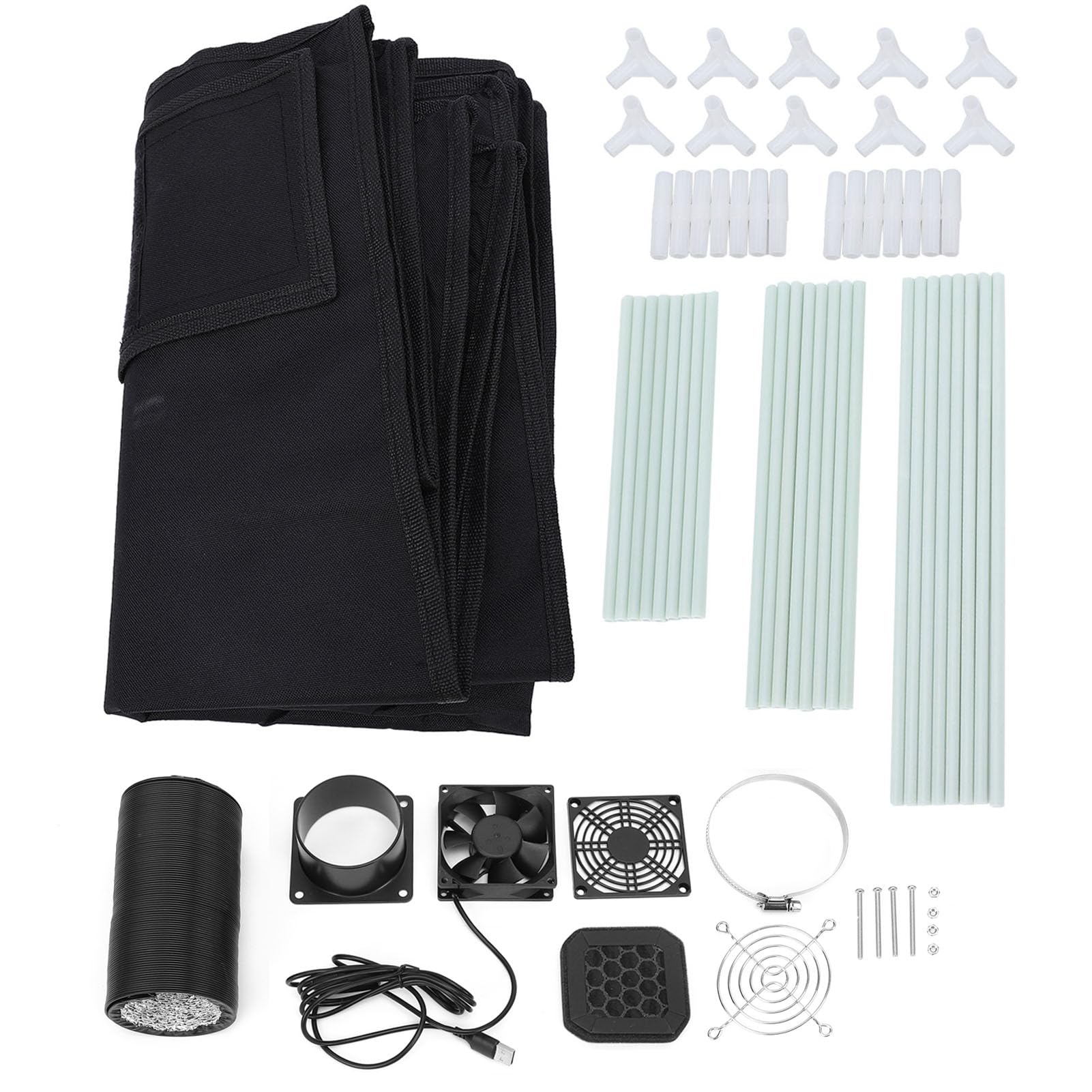 Generic Caja Ventilada para Impresora 3D con Ventilador de Escape con Filtro, Apto para Ender 3 Pro, Ender 5, Resistente, Fácil de Instalar, Control de Olores de Resina, Suministros de Impresión 3D