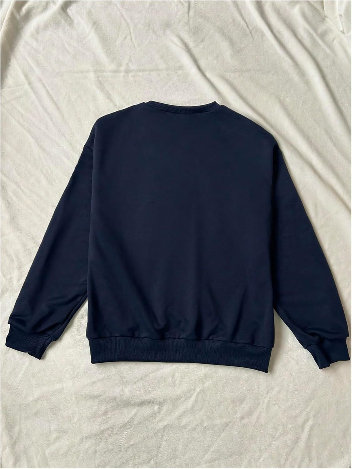 SweatyRocks Women's Oversized USA Print Graphic Long Sleeve Sweatshirt Casual Crew Neck Pullover Tops - Image 2