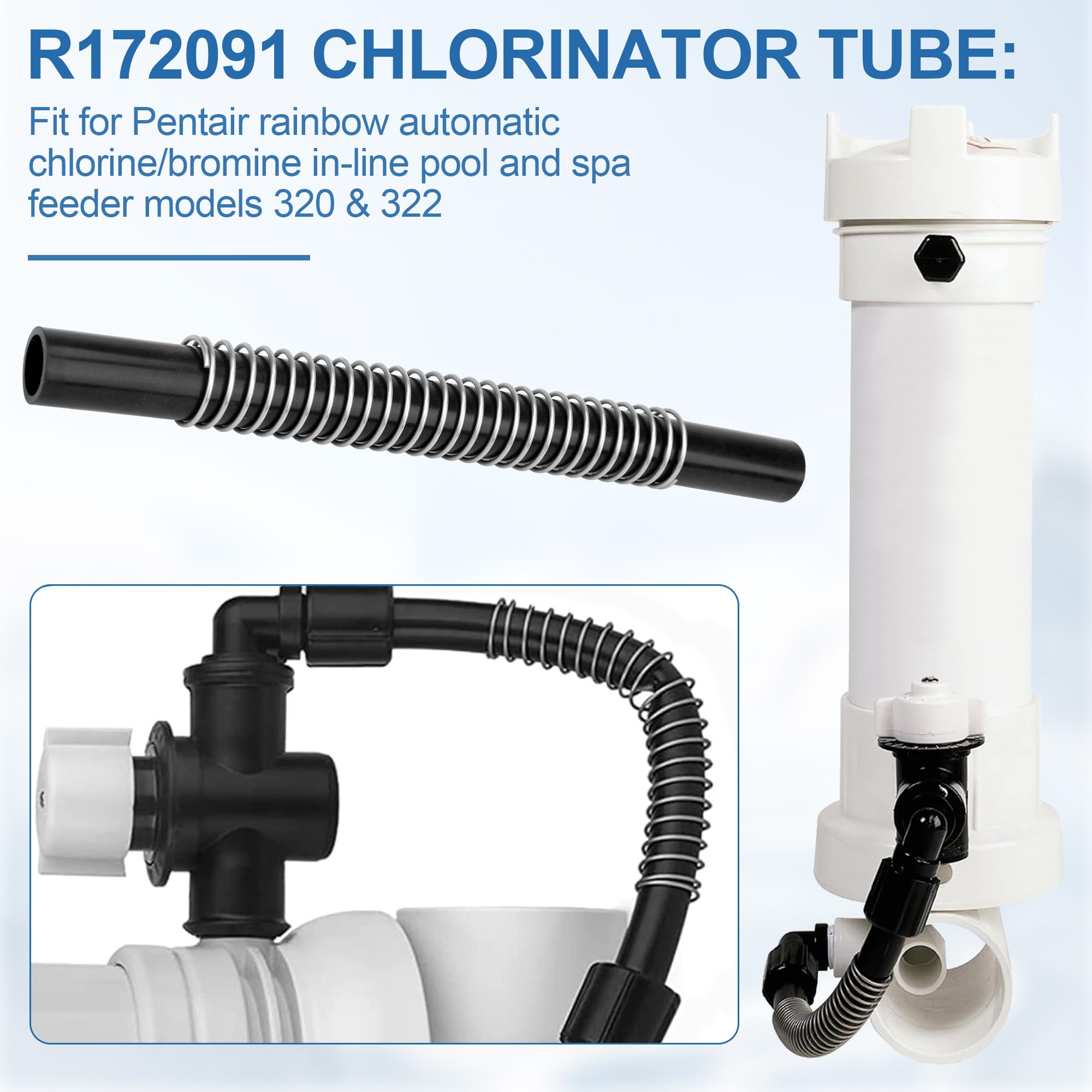 Ersatzfeder R171097 Für Pentair Rainbow Chlorinator - Passend Für Modell 320 & 322 (2 Stück)