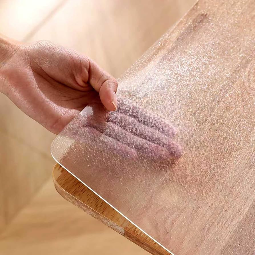 【新品】テーブルマット変形90×160 PSマット テーブルマット 変形特注 90cmx180cm以内 特殊加工ビニールマット PS