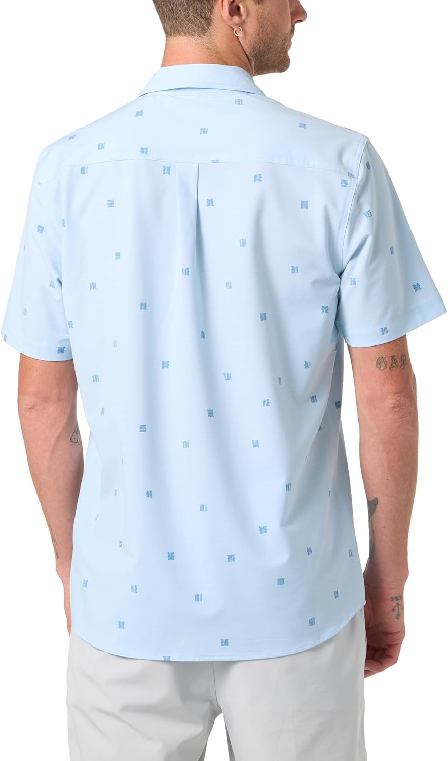 O'NEILL Men's UPF Slub Relaxed Short Sleeve Woven Shirt