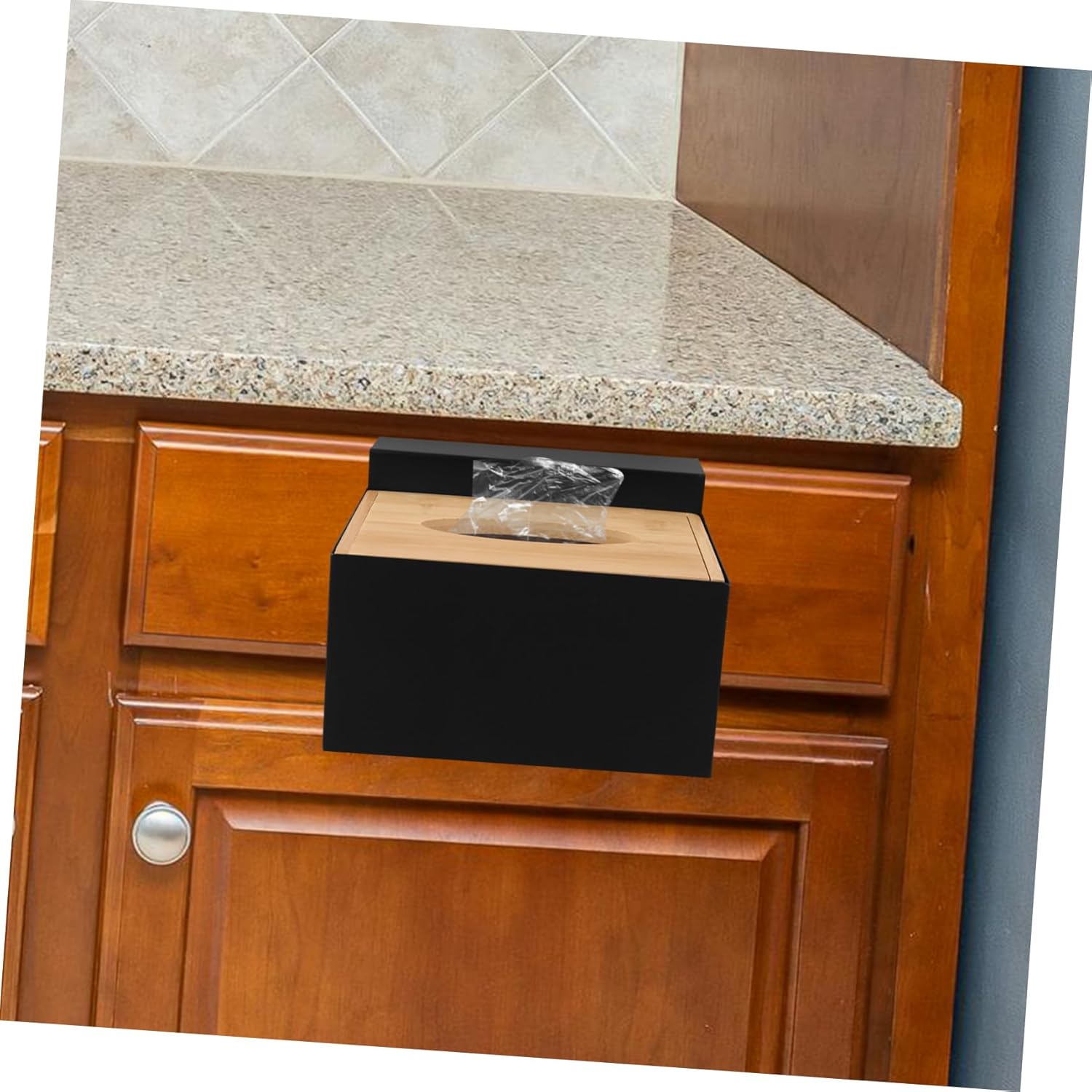 Hanging Glove Box Holder Dispenser for Disposable Gloves Storage Organizer for Home Office