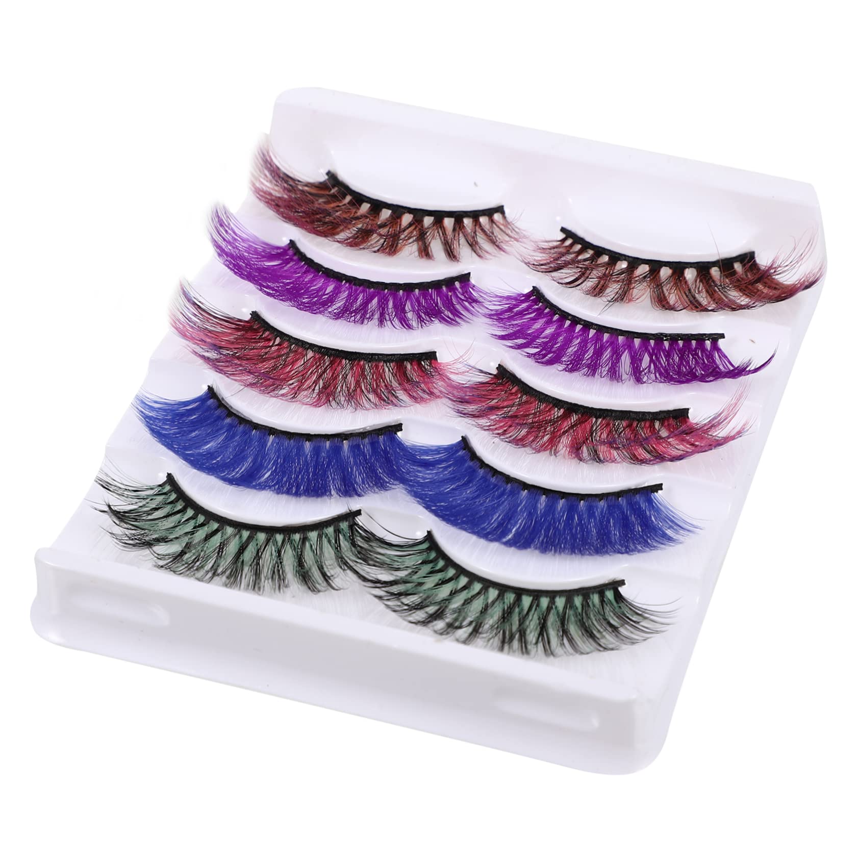 POPETPOP 25paare Künstliche Wimpern Wiederverwendbare Selbstklebende Fake Lashes Für Natürliches Augen-make-up Dekorative Wimpernverlängerung Grafting Tool Für Mädchen Und -make-up