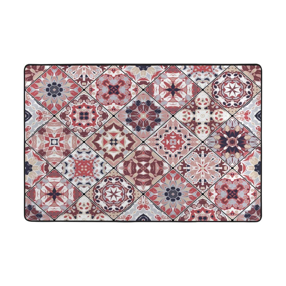 Tapis antidérapant intérieur lavable grand tapis de sol cuisine et chambre