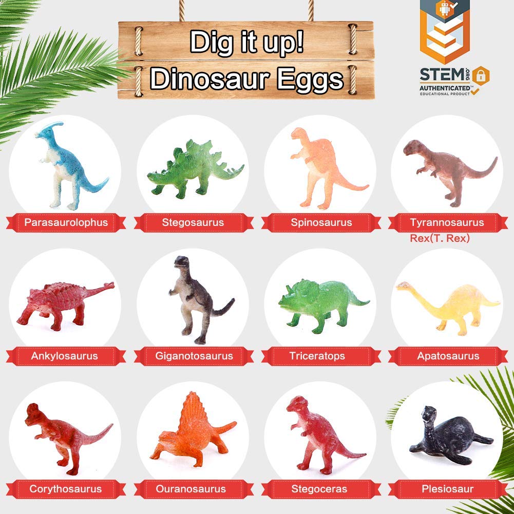 Buy LUKAT Dinosaur Toys for 5 Year Old Boys Girls, Easter Egg Toys for