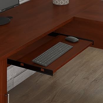 Amazon.com: Bush Furniture Somerset 72W L Shaped Desk with Storage