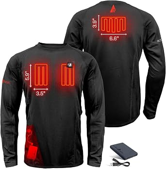 ActionHeat 5V Men's Heated Base Layer Shirt