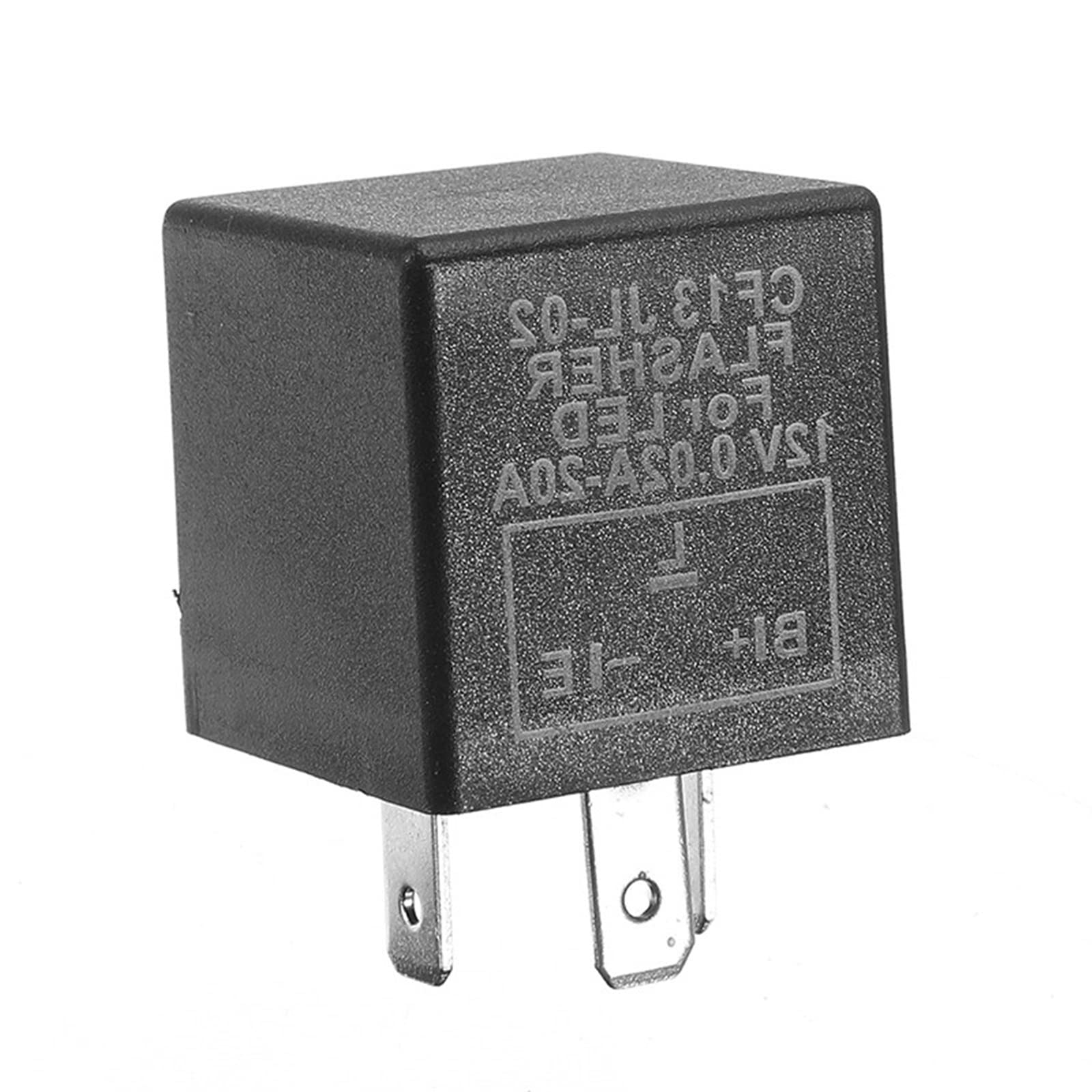 Elektroniczny przekaźnik kierunkowskazu samochodowego 12V 3pin CF13 CF14 JL-02 do mocowania światła LED kierunkowskazu Hyper Flash Migające światło (Cf13)