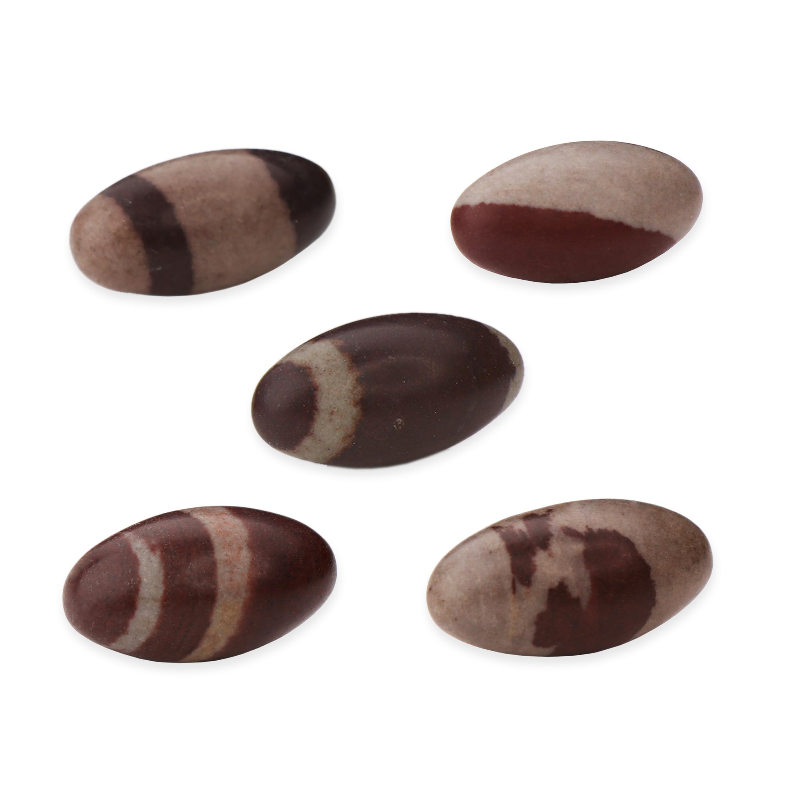 NKlaus Shiva Lingam 14926 Sacred Symbol of Spiritual Connection Meditation Approx. 3 cm Pack of 5, 5 Items
