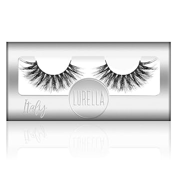 Lurella Cosmetics 3D Plush Synthetic Eyelashes False Eyelashes made with Synthetic Fibers. Elevate Your Look to the Next Level With Our High Quality, Reusable Lashes. ITALY