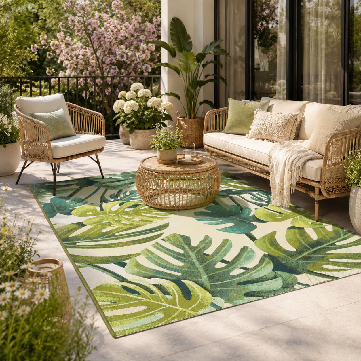 Pergamon Malibu Outdoor Teppich Wetterfest Balkonteppich Terrassenteppich
