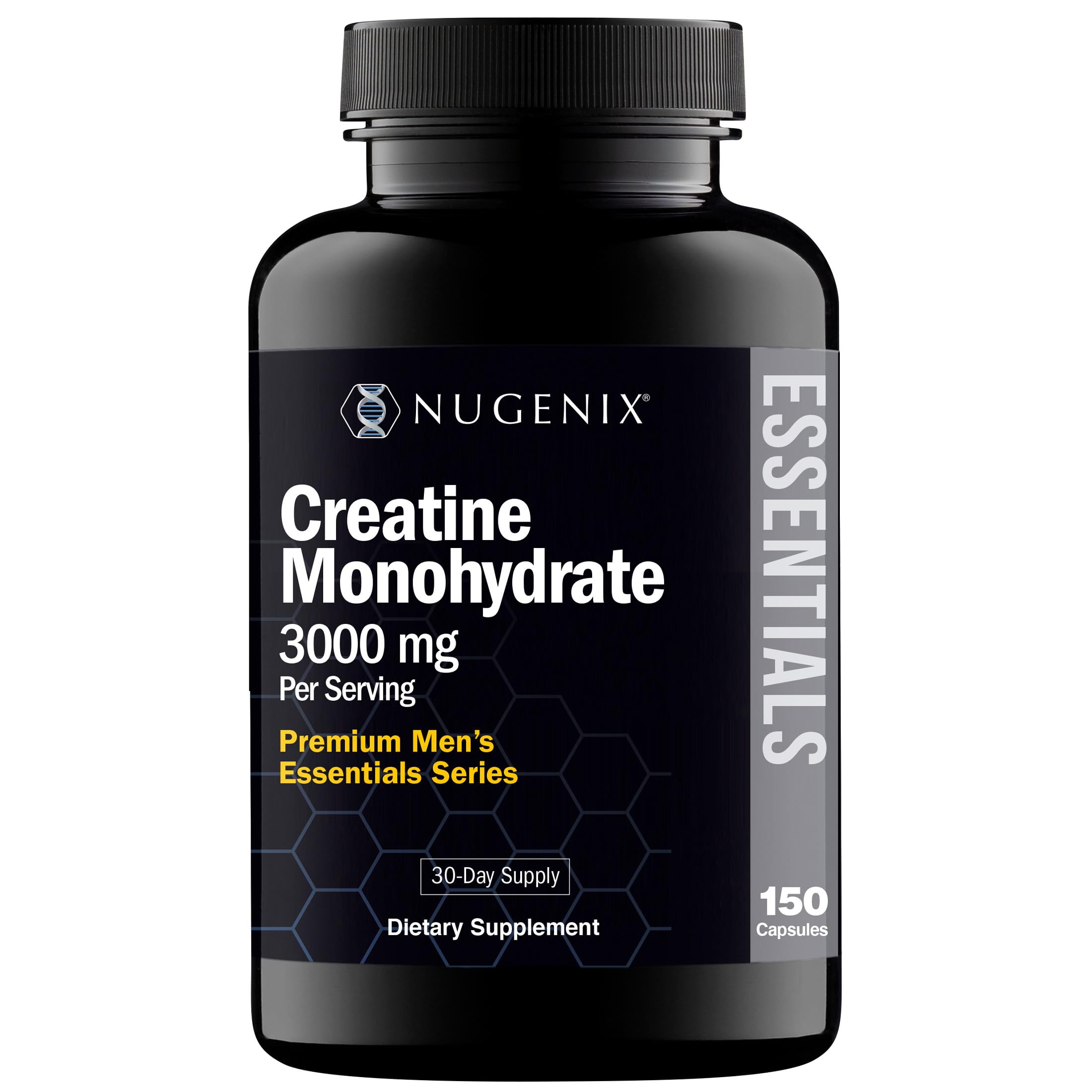 Nugenix Suplemento de creatina monohidratada 3000 mg 150 cápsulas