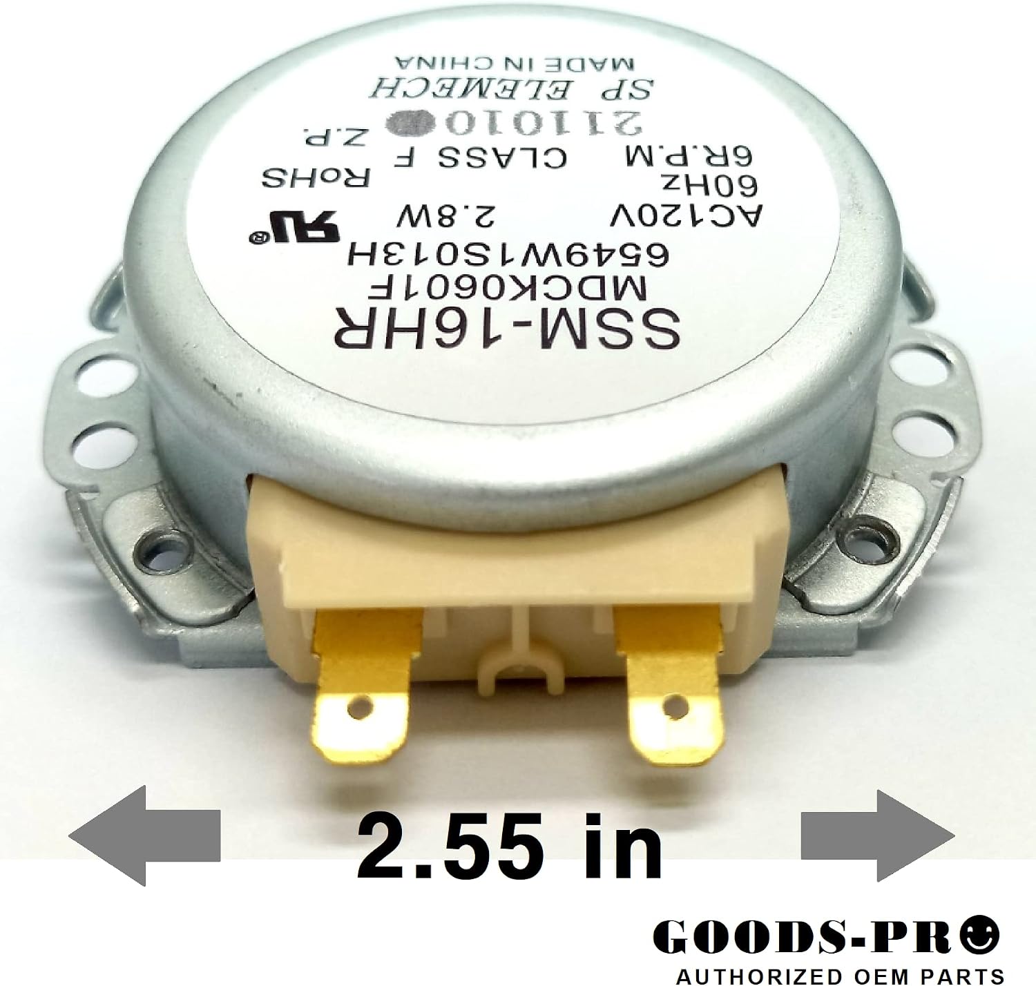 SSM-16HR 6549W1S013H Microwave Turntable Motor for LG & Kenmore image 2