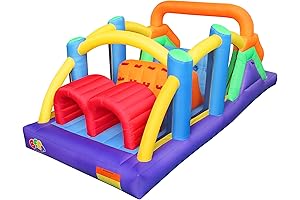 Inflatable Obstacle Course for Adults - Bounce House, Slides, and Obstacles