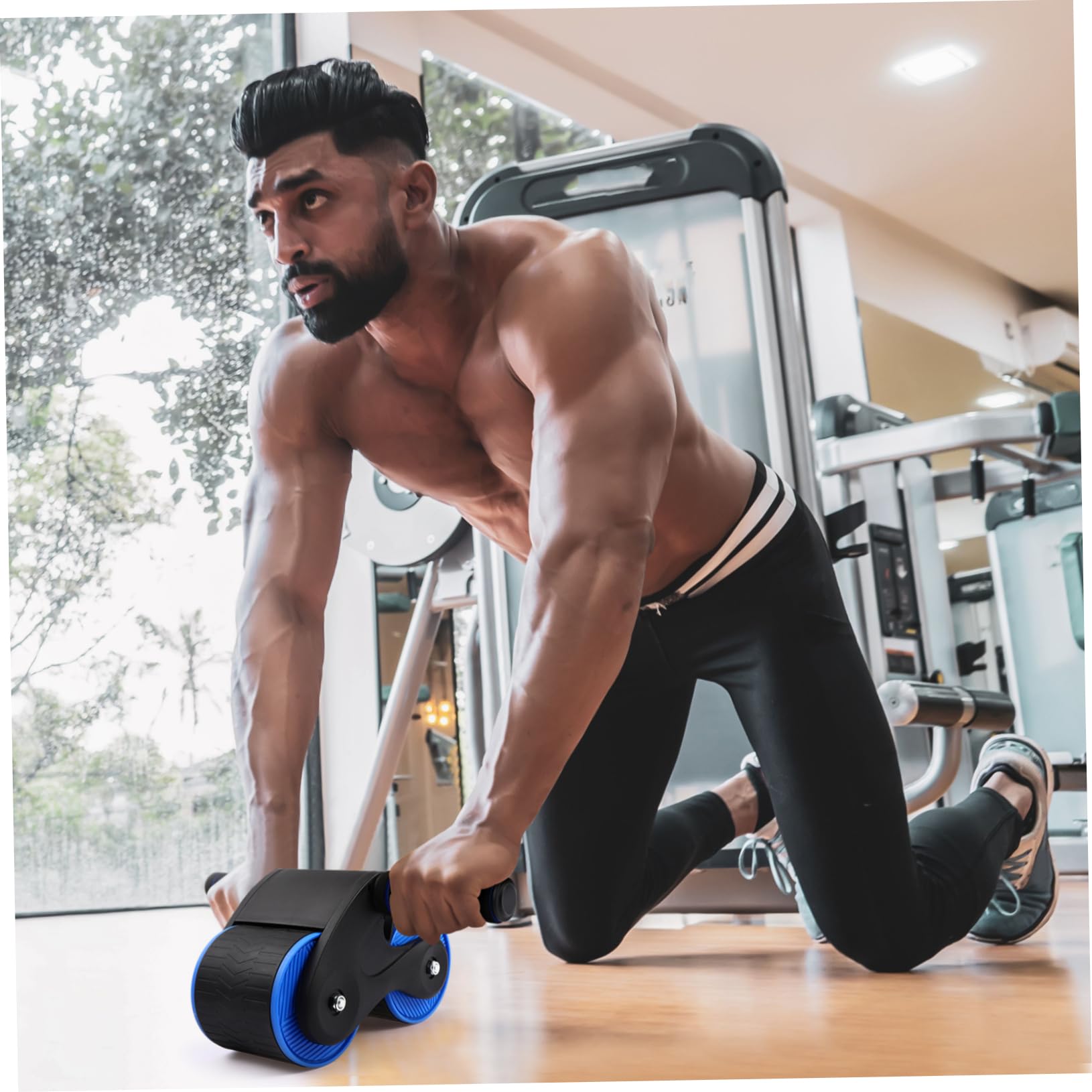 Toyvian Rodillo De Fitness Abdominal Adulto Equipo De Ejercicio En El Hogar Equipo De Entrenamiento Capacitación Rueda De Rodillos Abdominales Arrodillado El Plastico Color Aleatorio