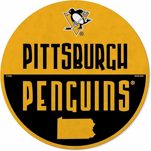 Miniatura 106 de NHL Rico Industries - Banderín de corte en forma de banderín, decoración del hogar y sala de estar, fieltro suave EZ para colgar