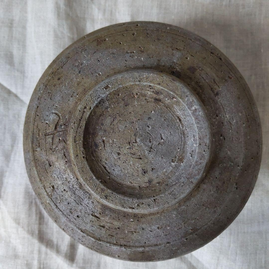 備前 茶碗 十四代長十郎 友敬作 本窯 茶道具 備前 茶碗 十四代長十郎