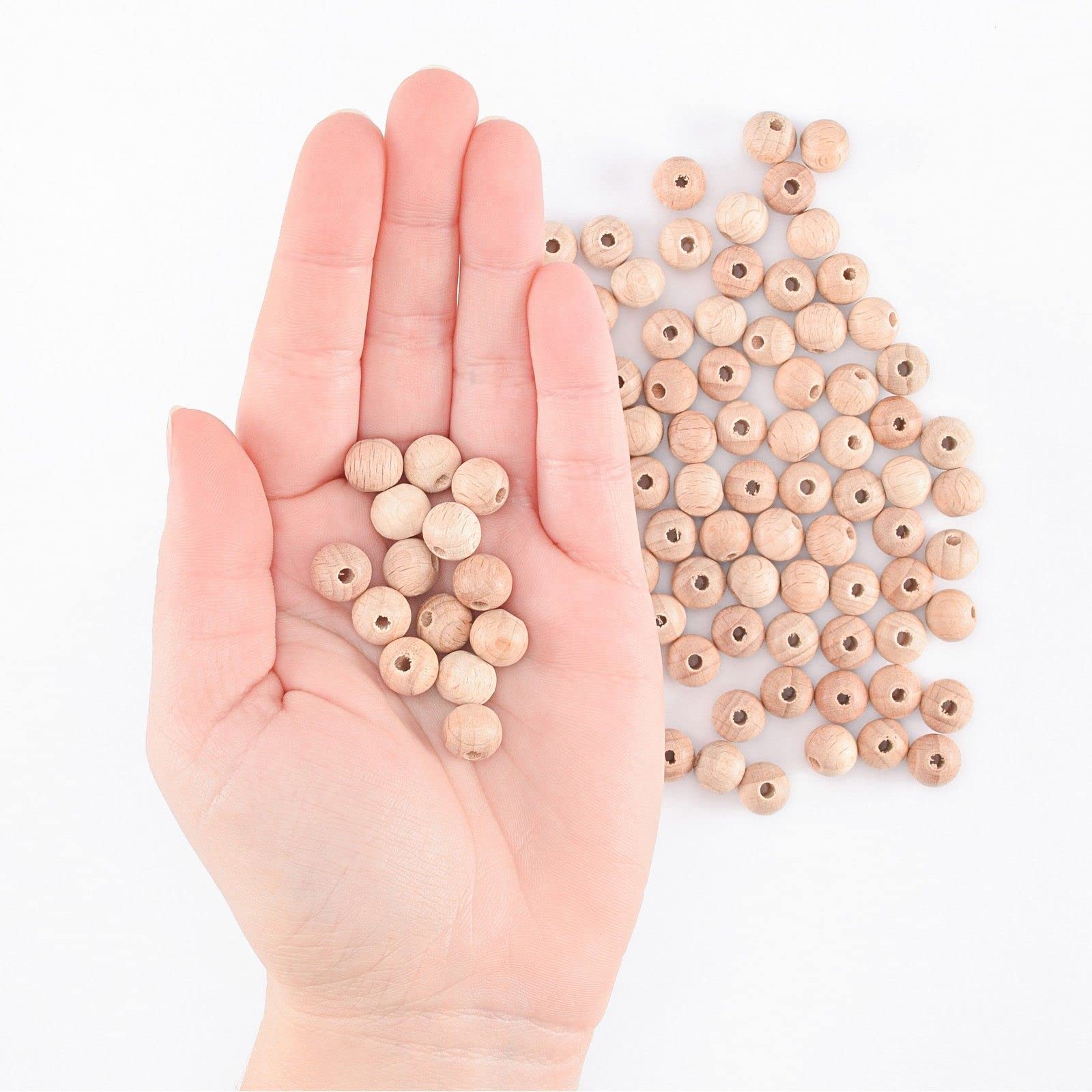 Perline Di Legno Non Trattate Vaessen Creative | Diametro 25 Mm | 25 Pezzi Per Artigianato E Gioielli - Foto 6