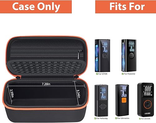 Miniatura 2 de Funda de compresor de aire compatible con Hafulokypara LOLSSApara inflador de neumáticos Frarome, inflado 3 veces más rápido, bolsa de