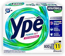 Ypê Lava Roupas em Pó Power Act 800g