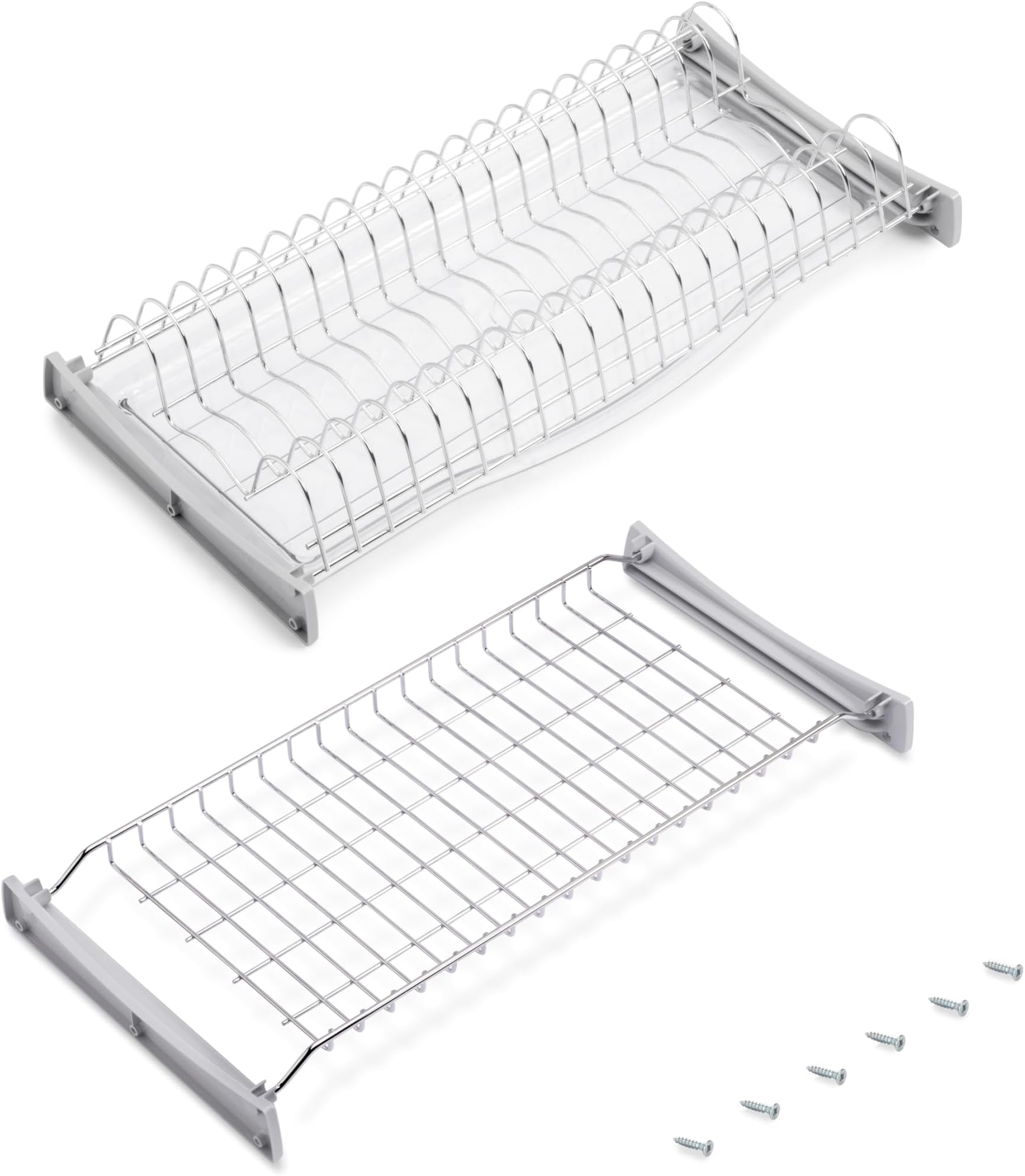 Emuca - Suprastar Dish Drainer for High Modules, 600 mm, Chrome-Plated, Steel