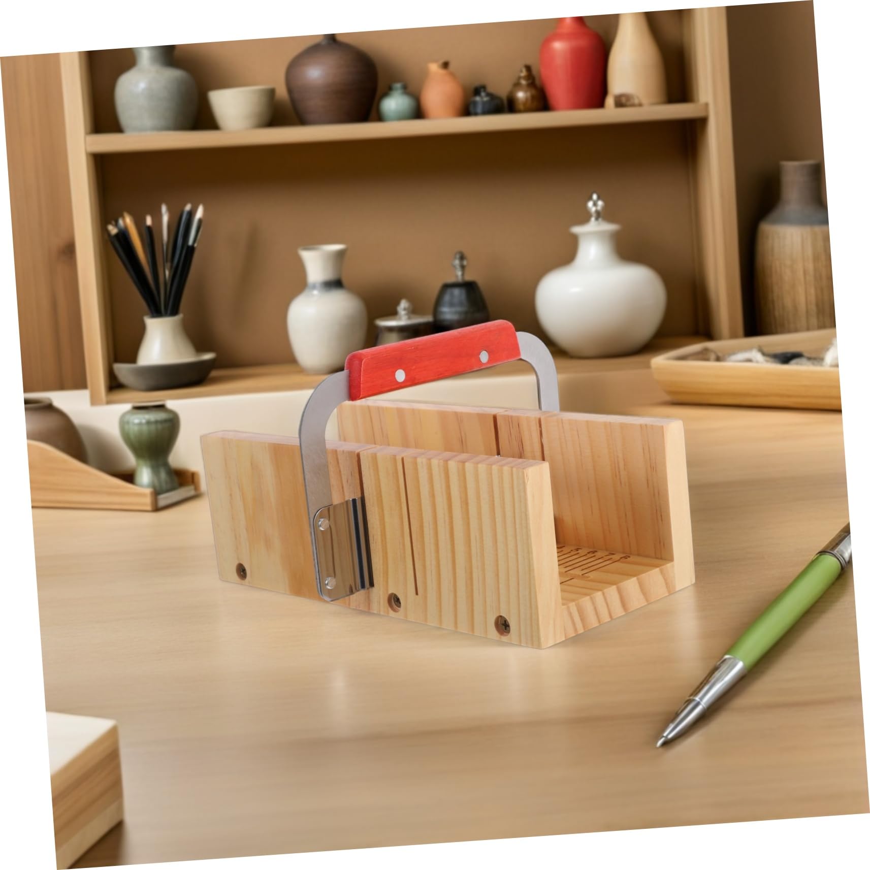 SHINEOFI Porta Sapone in Legno Pialla Smussatrice Per Saponi Affettatrice Per Sapone in Inossidabile e Stampi Per Produzione Di Per Casa e Piccoli Laboratori