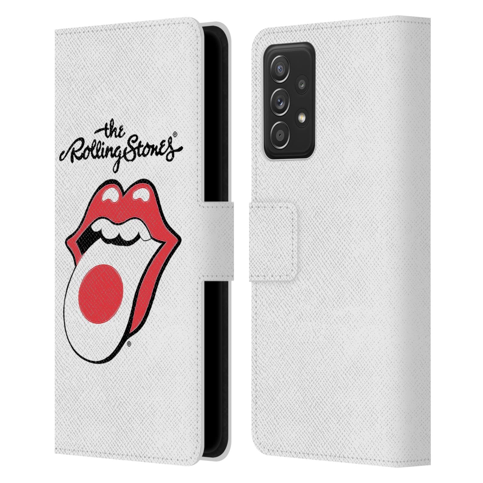 Funda de Cuero Samsung Galaxy A53 5G para Fans de The Rolling Stones en Conciertos y Viajes 7