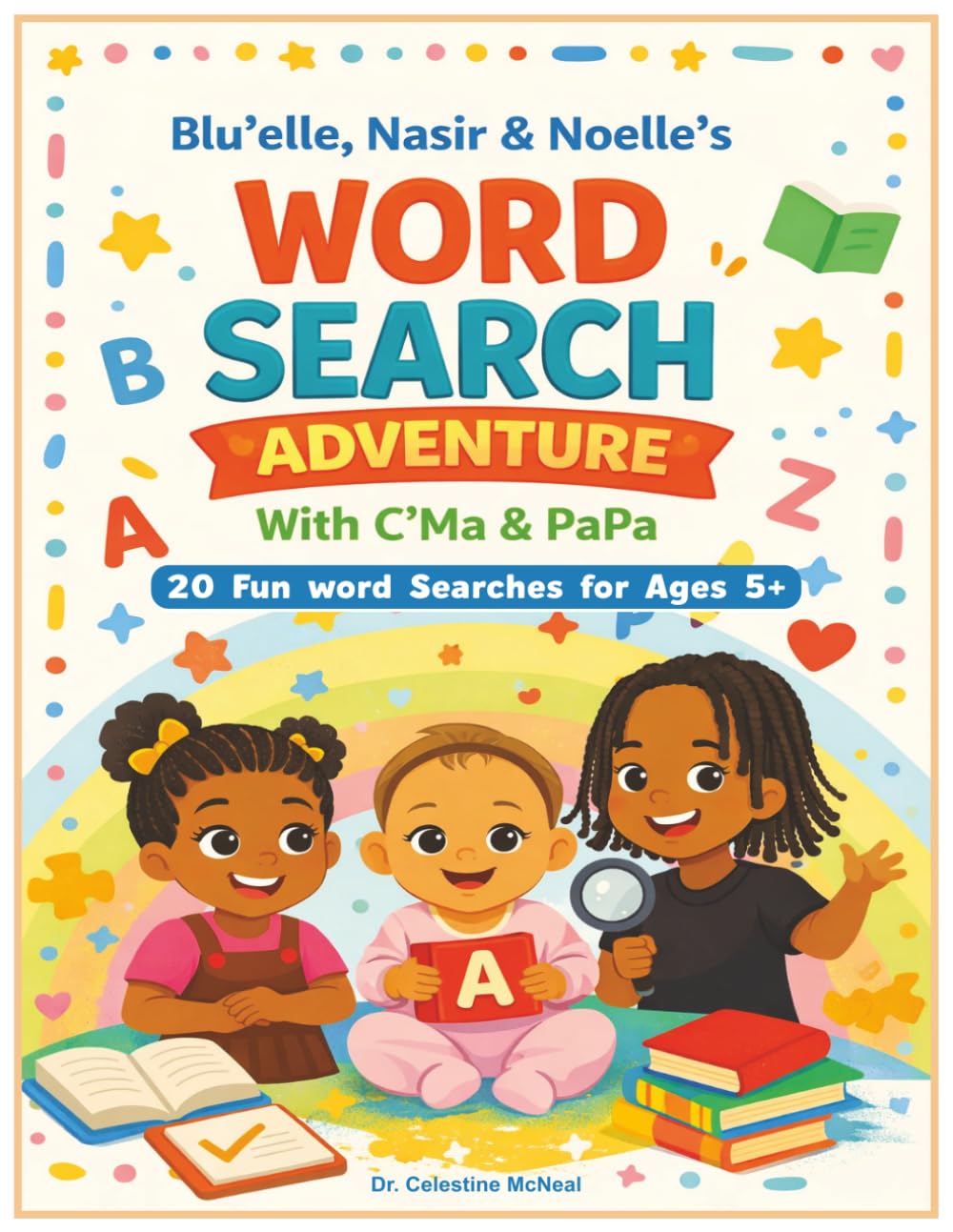 BLU'ELLE, NASIR & NOELLE'S WORD SEARCH Adventure with C'Ma & PaPa