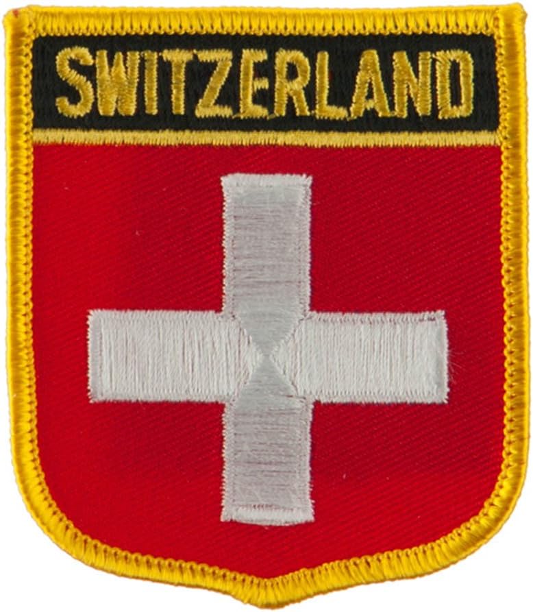Ace World Europe Flag Embroidered Patch Shield