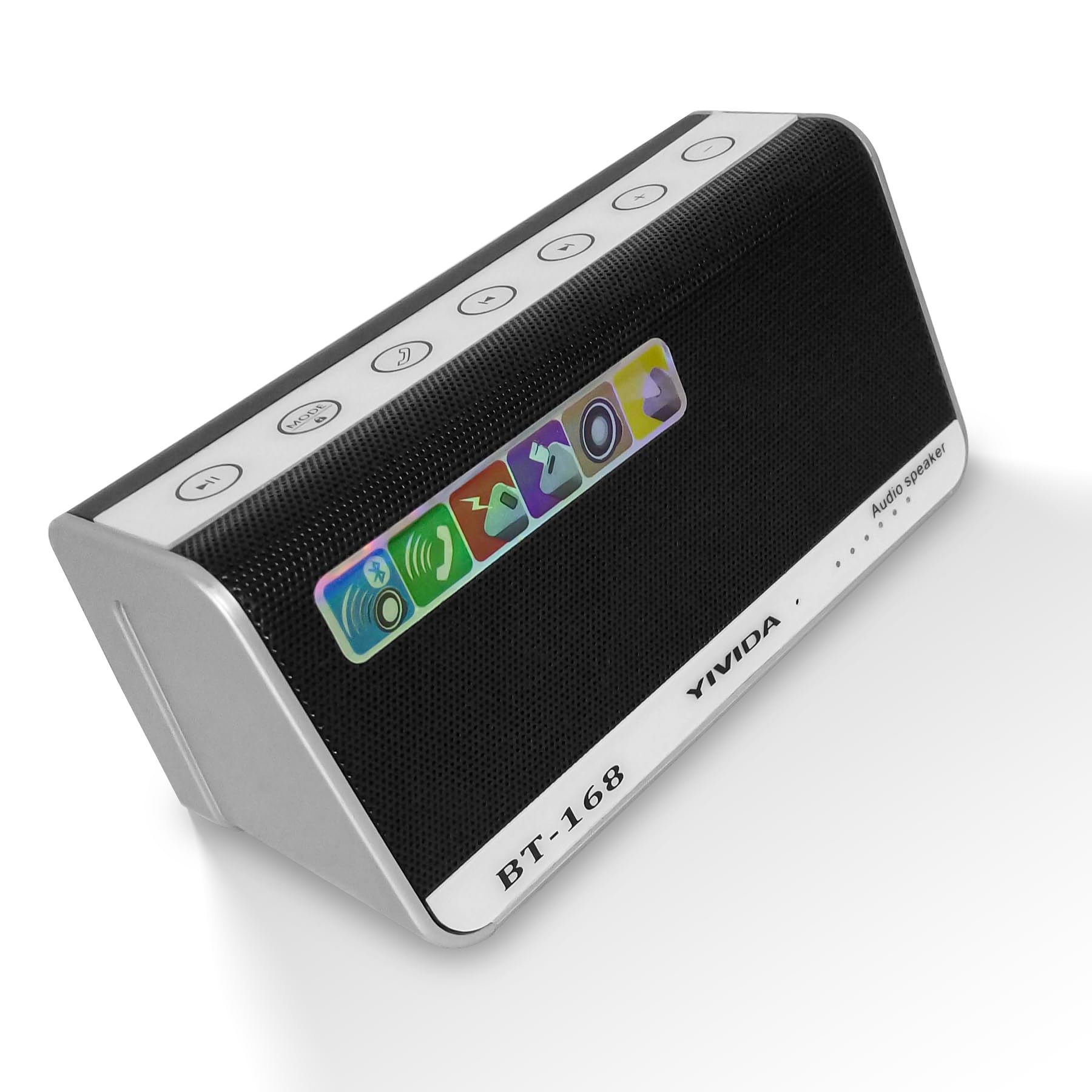 YIVIDA Wireless Speakers, Portable Wireless Speaker with Stereo Sound, Active Extra Bass Audio Speaker for Party, Home Theater, Game Theater