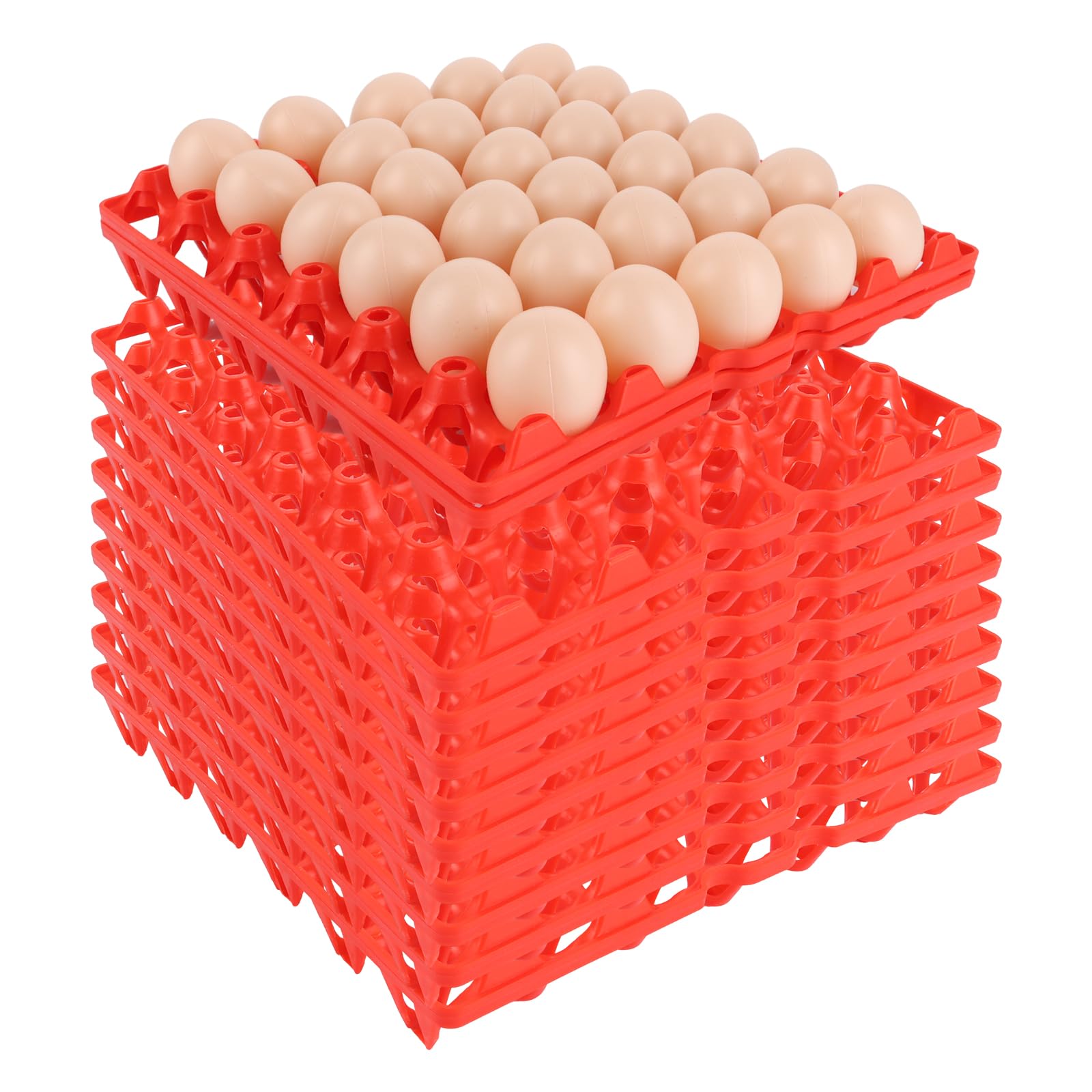 2 Stück Transparente Eierbox, Eierkarton aus Kunststoff, Eierbox 10 Eier, Aufbewahrungsbox für Eier aus Kunststoff, Kühlschrank-Ei-Plastikbehälter, Verwendet in Kühlschränken, Häusern, Küchen