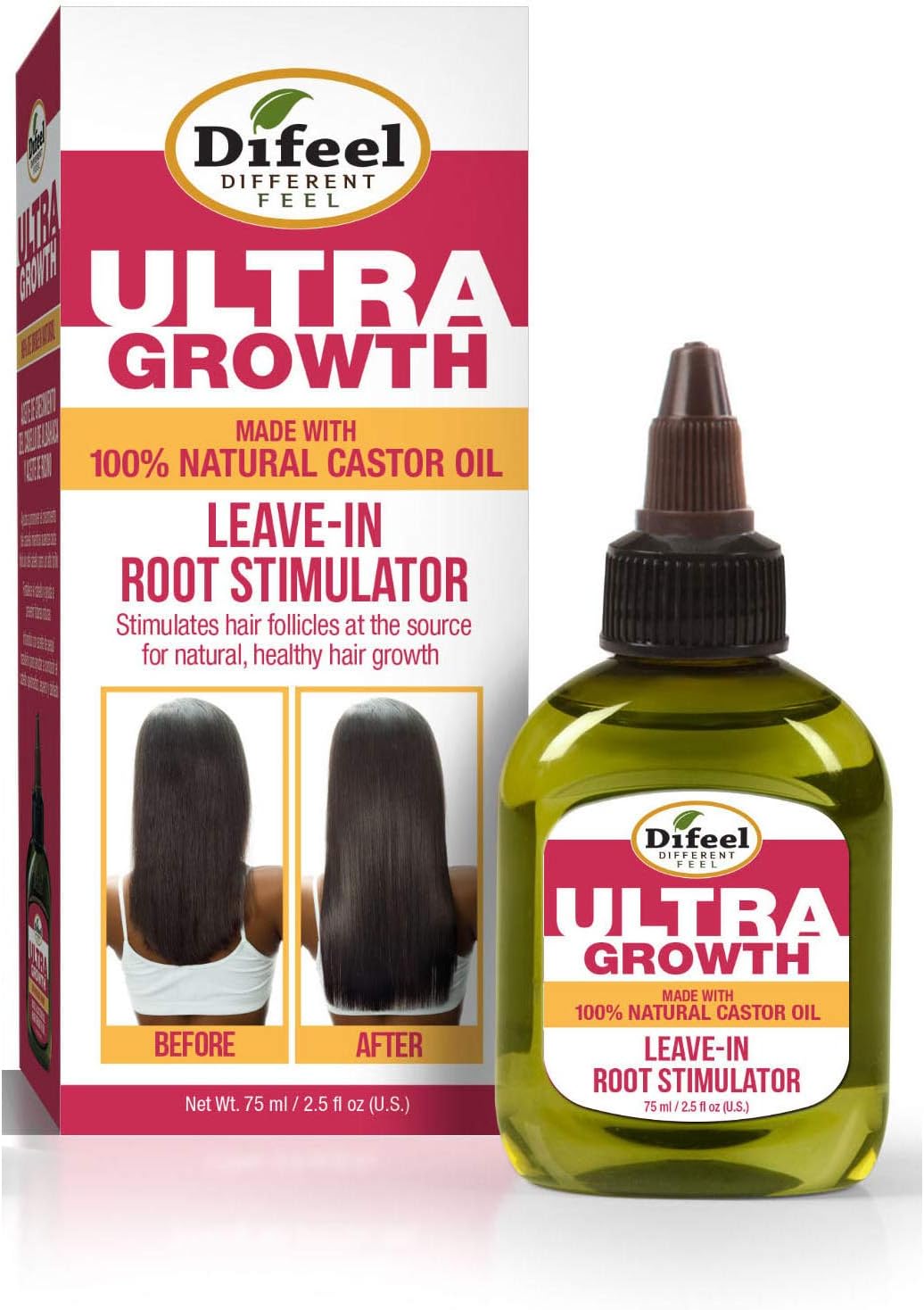 Difeel Ultra Growth Leave-in Root Stimulator 2.5 oz.