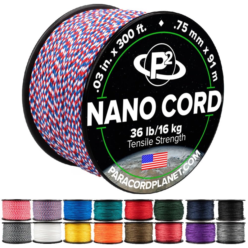 Paracord Planet Nano Cord –Lightweight Nylon Nano Paracord – Great for Arts & Crafts, Home Décor, Camping and More!-picture-10