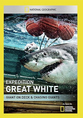 EXPEDITION GREAT WHITE GIANT ON DECK & CHASING GI