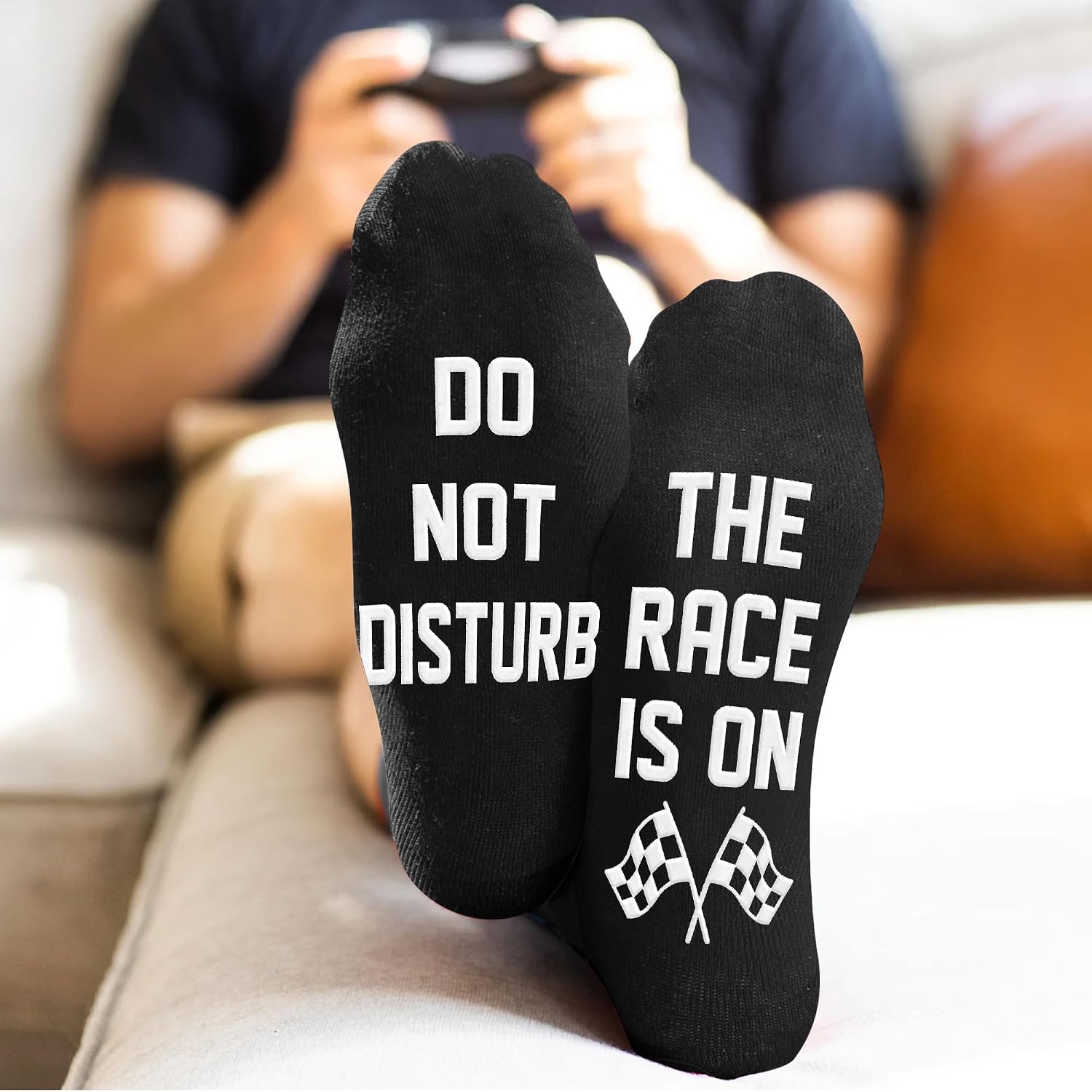 VICRAZY Racing Car, Sport Car Socks for Men, Women - Formula 1 Gifts, Racing Socks, Stocking Stuffers for Men, Women image 2