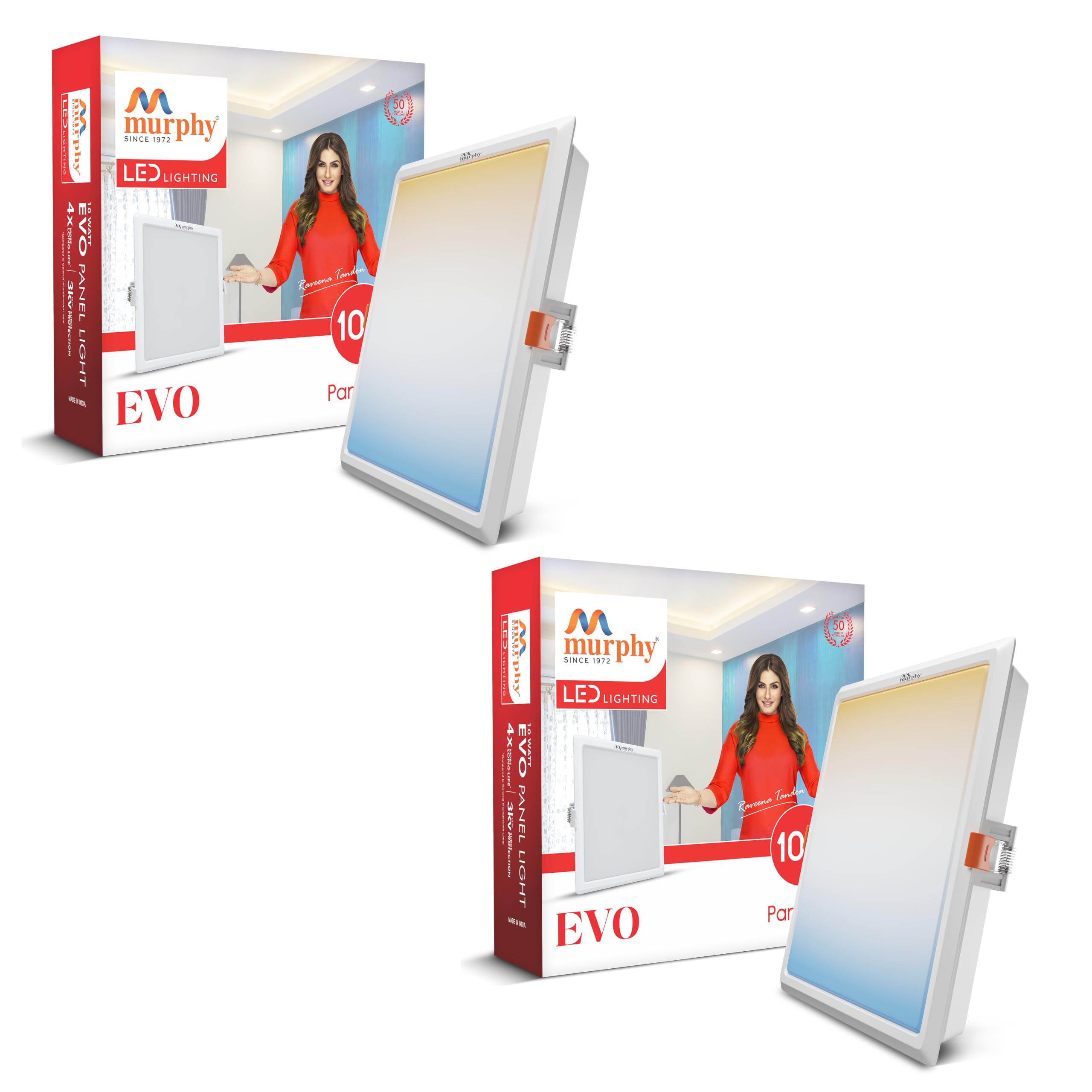Murphy EVO LED Recessed Panel Light - 3 Color Switchable -12 Murphy EVO LED Recessed Panel Light - 3 Color Switchable -12