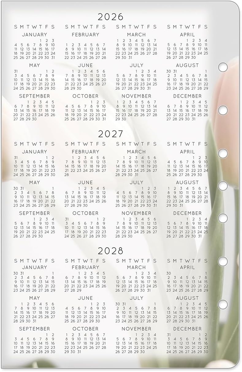 FranklinCovey - Blooms Planner Refill | Weekly Ring-Bound (Classic, Jan 2026 - Dec 2026)