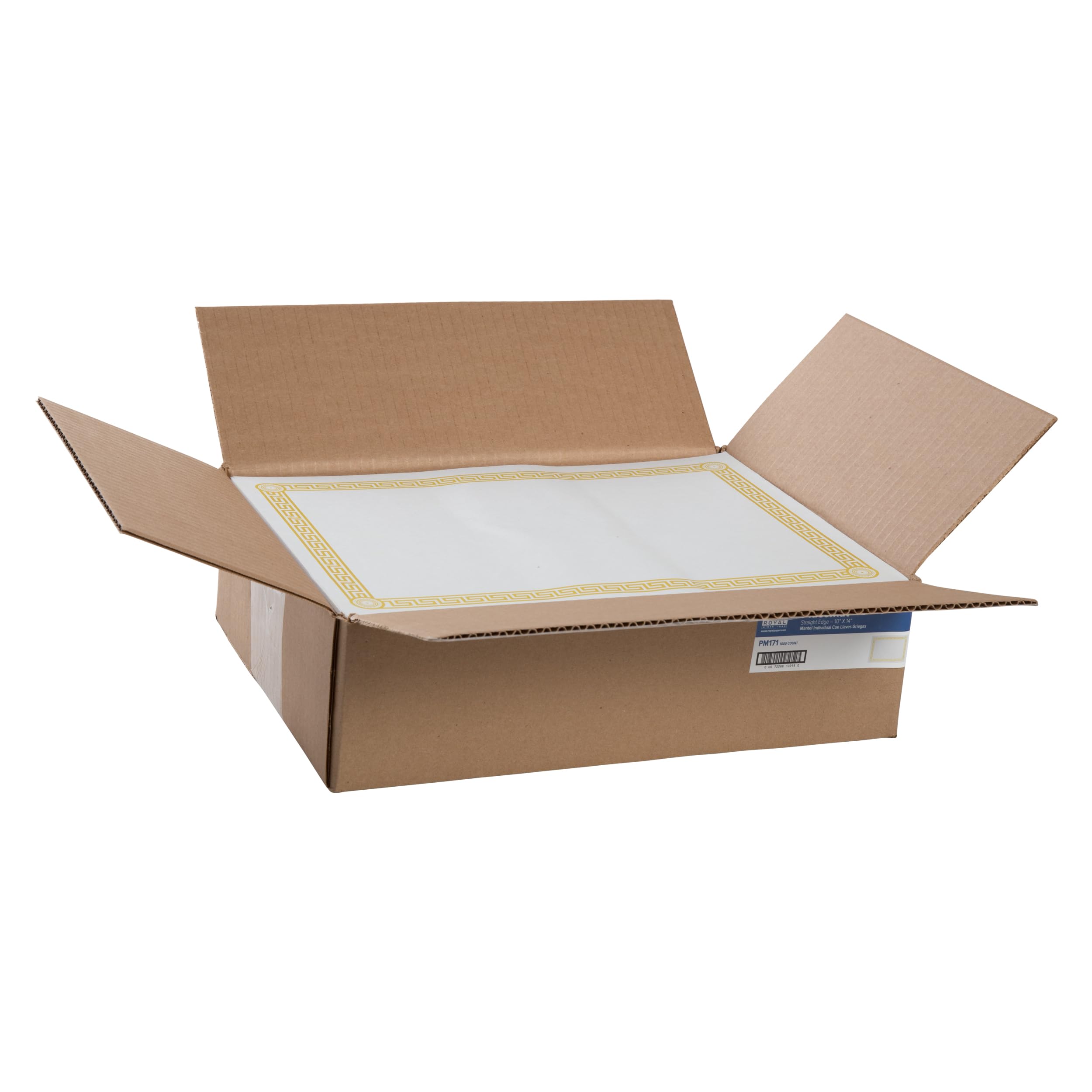 Royal Greek Key Design Disposable Placemats, Package of 1000 by Royal