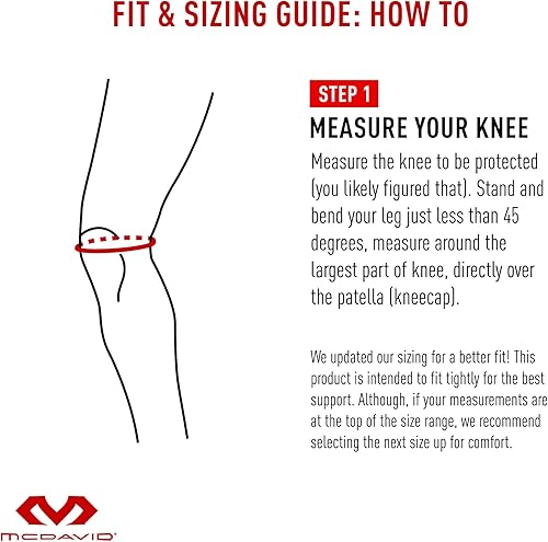 Miniatura 5 de McDavid - Rodilleras de compresión rodilleras de compresión hexagonales para baloncesto, voleibol, levantamiento de pesas y más, par de rodilleras