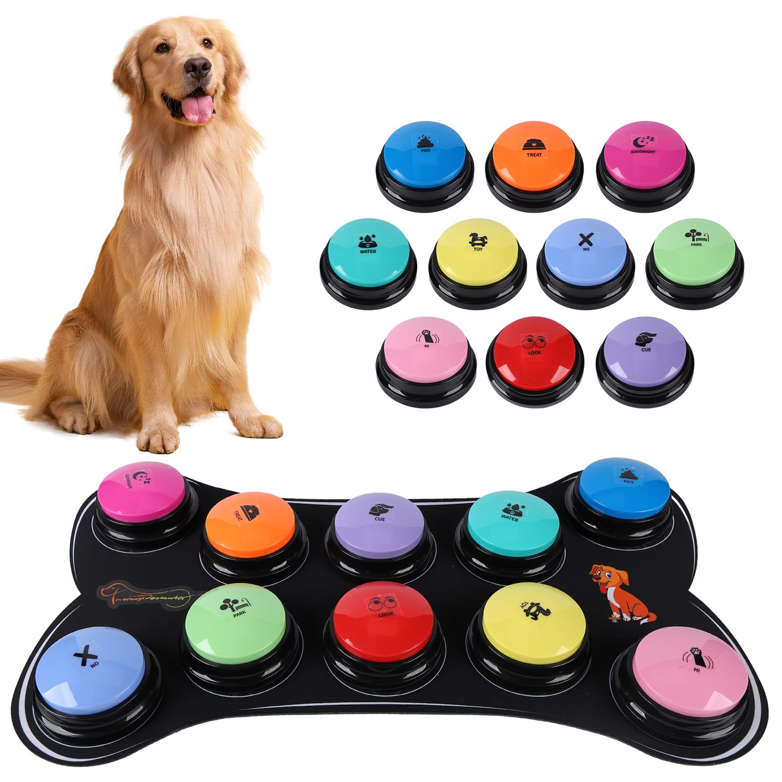 MMGGAISH Dog Buttons - digital voice recorders | Mubboo