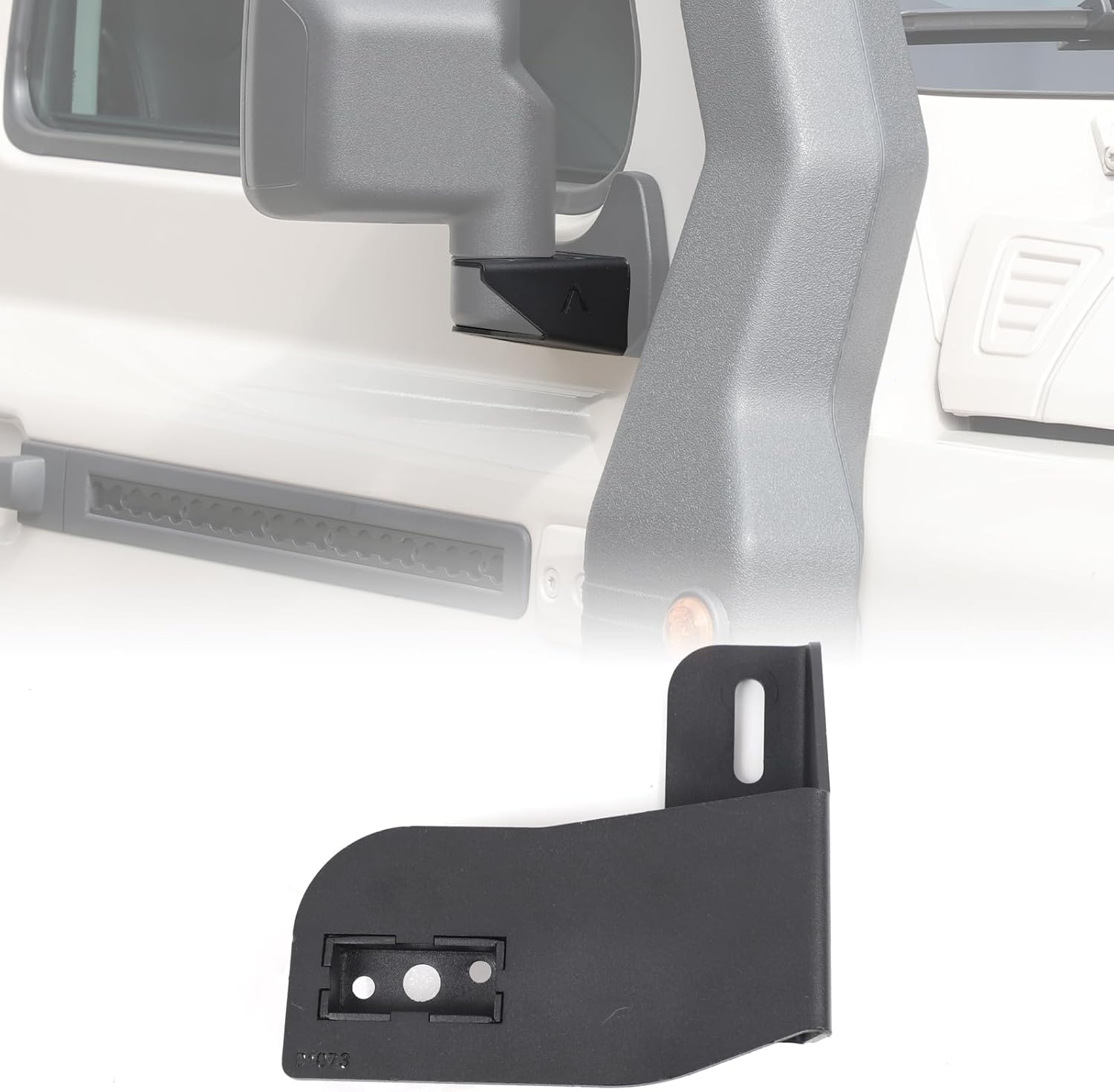 Rearview Mirror Light Bracket Compatible with INEOS Grenadier 2022-2025 A Pillar Mirror Ditch Auxiliary Offroad Work LED Light Pod Mounting Bracket Accessories (Right)